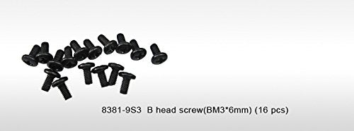 DHK Hobby 8381-9S3 B Head Screw (3x6mm) (16)