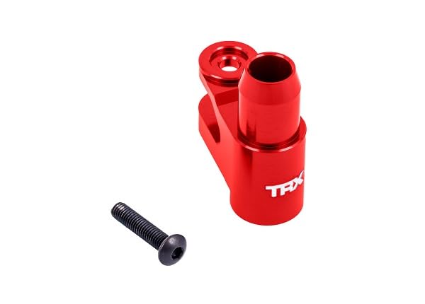 Traxxas 7747-RED Servo Horn Steering Aluminum, Red