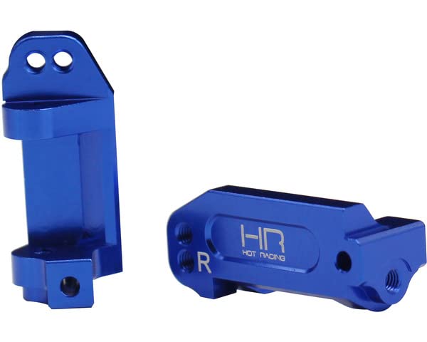 Hot Racing TE1906 Blue Aluminum Multi Mount Caster Blocks