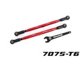 Traxxas 7897R Red Anodized Toe Links, 7075-T6 Alum (2): X-Maxx WideMaxx Kit