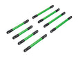 Traxxas 9749-GRN Suspension Link Set, 6061-T6 Aluminum (Green Anodized)