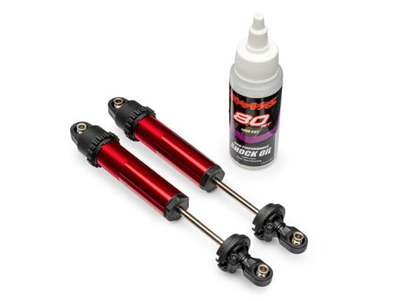 Traxxas 10962-RED Red Aluminum GT-Maxx Rear Shocks (2)