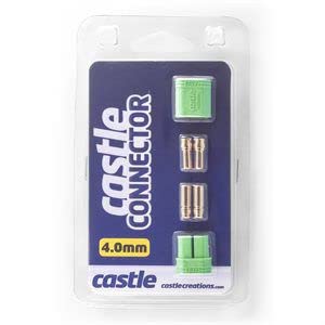 Castle Creations 011-0065-00 4.0mm Polarized Connectors-Male/Female Single