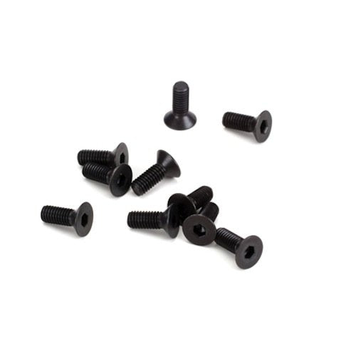 Losi LOSB3903 Flat-Head Screws(10) 3 x 8mm: 1/8 Muggy