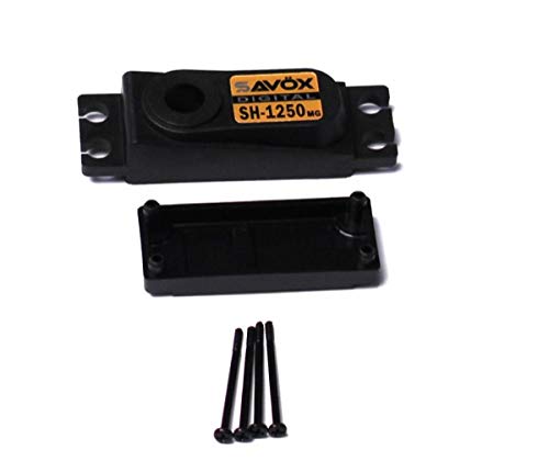 Savox CASE-SH1250MG Top & Bottom Servo Case w/4 Screws for SH1250MG Servo