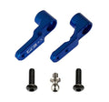 Team Associated 91914 RC10B6 FT Steering Bellcrank, +3mm, blue aluminum