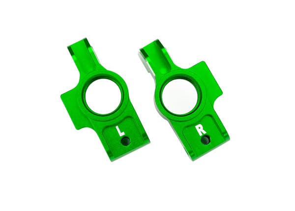 Traxxas 8352X-GRN Stub Axle Carriers Alum Grn