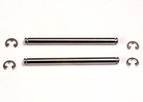 Traxxas 2640 Chrome Suspension Pins/E-Clips 44mm: 1/10 Slash 2wd/Stampede 2wd