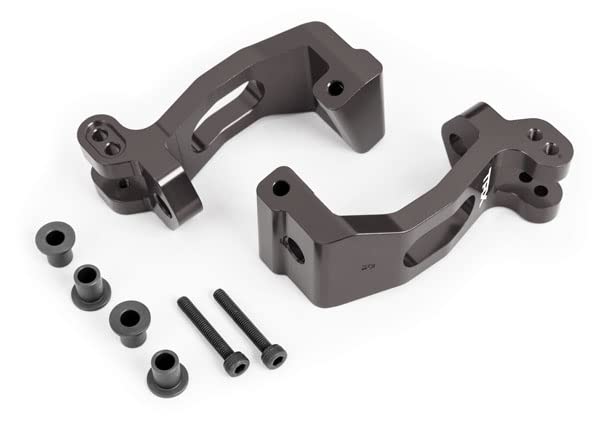 Traxxas 9532A Caster Blocks (C-Hubs), Dark Titanium-Anodized 6061-T6 Alum