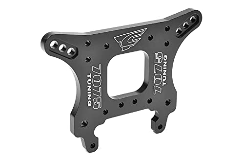Corally 00180-674 Shock Tower - XTR - Front - 7075 Aluminum - 5mm - Black -