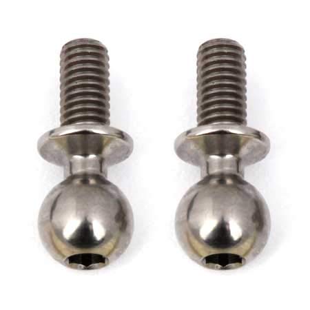 Team Associated 91751 Factory Team HD Titanium Ballstuds, B6/B6D, 6mm