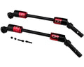 Hot Racing NRO288E02 CV Steel Slider Drive Shafts Red/Black (2): Arrma Nero