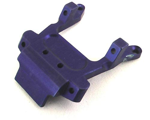 Hot Racing MCT12A06 Aluminum Front Bulkhead (Blue) - Losi 1/36 Micro-t