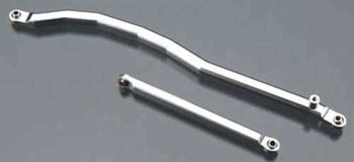 GH 05280 Silver Aluminum Steering Linkage Set: Axial Wraith