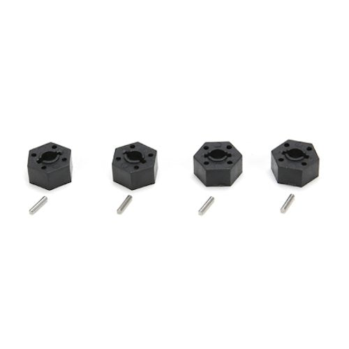 Losi LOS212003 Wheel Hex & Pins Set: 1/14 Mini-8T / Mini-8ight-T