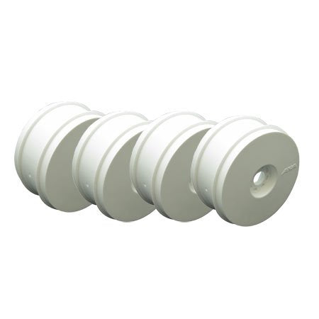 AKA 24001W 1/8 Buggy Wheels (4) 17mm 17-mm White