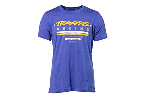 Traxxas 1382-S Heritage T-Shirt, Heather Blue, Small
