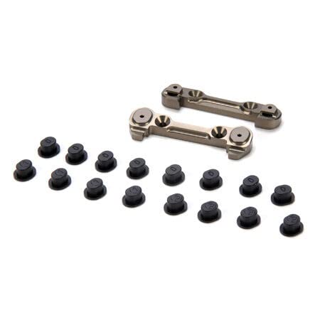 Losi LOSA1754 Adjustable Front Hinge Pin Braces: 8ight & 8ight-T