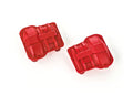 Traxxas 9738-RED Axle Cover, Front or Rear (Red) (2)