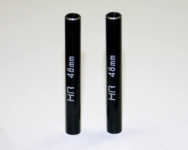 Hot Racing RCL64801 Aluminum Standoff Post Link 6x48mm W/ M3 Threads (Black)(2)
