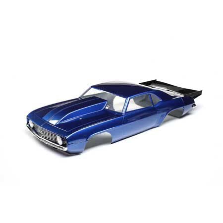 Losi LOS230092 69 Camaro Body Set, Blue: 22S Drag