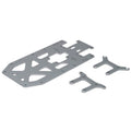 Losi LOSB0900 Upper Chassis Plate Set (3) Silver: 1/18 Mini-LST & Mini-LST2