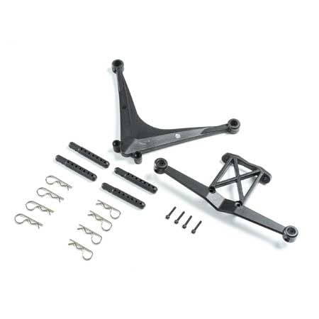 Losi LOS231076 Body Mount Set: 22S Drag