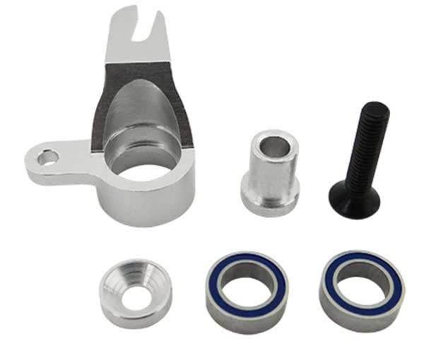 Hot Racing RVO132508 Silver Throttle Linkage Arm Set Revo