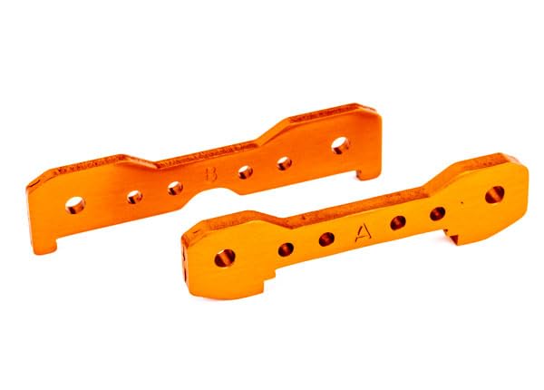 Traxxas 9527T Tie Bars, Front, 6061-T6 Aluminum (Orange Anodized)
