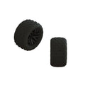 ARRMA ARA550112 dBoots Fortress MT Tires Glued Black Wheels 12mm (4)