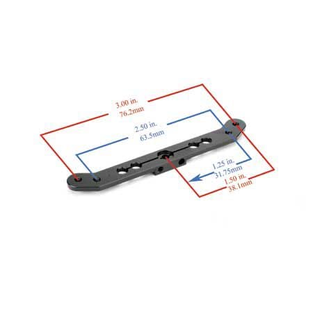 Hangar 9 9159 Aluminum Double Sx Arm, 3" Futaba