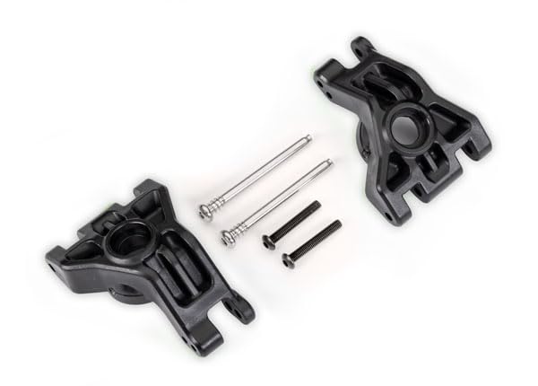 Traxxas 9050 Carriers, Stub Axle, Rear, Extreme Heavy Duty, Black (Left & Right)