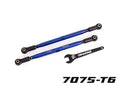 Traxxas 7897X Blue Anodized Toe Links, 7075-T6 Alum (2): X-Maxx WideMaxx Kit