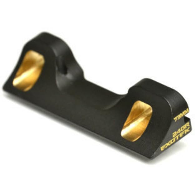 Exotek Racing 2163 B6.4, B6.3 C Block Brass Weight, Black 25gr