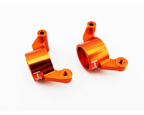 Hot Racing DMD2203 Aluminum Rear Hubs Orange Dromida 1/18