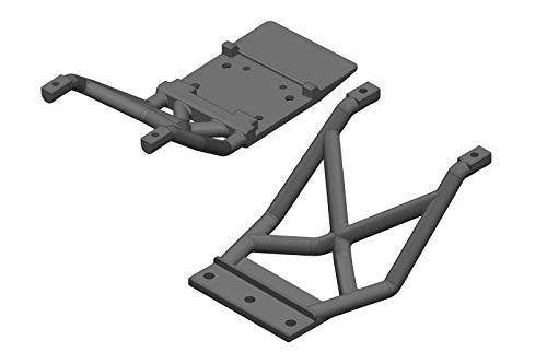 Corally 00250-021 Skid Plates - Front/Rear - 1 Set: Mammoth, Moxoo, Triton