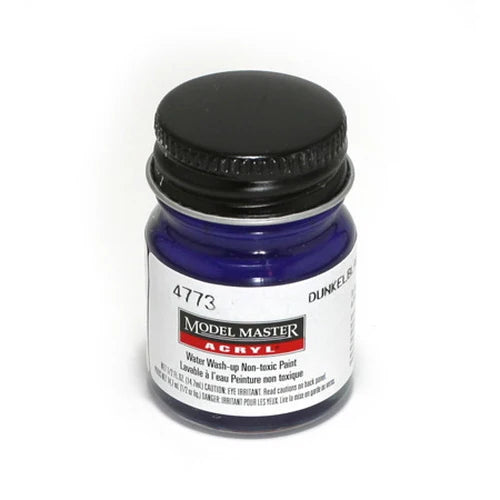 Testors Model Master 4773 Dunkelblau RLM 24 Semi-Gloss Acrylic Model Paint 1/2 oz