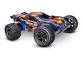 Traxxas 37454-4-ORNG Rustler 2WD Brushless VX3 1/10 Stadium Truck RTR, Orange