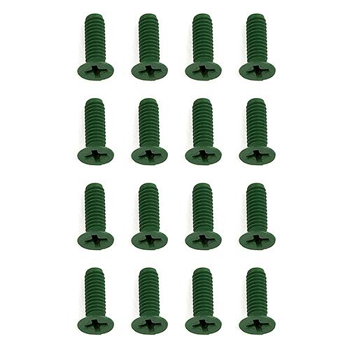 Team Associated 6280 Aluminum Flat Head Screws 8-32x1/2" (16)