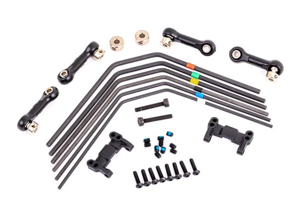 Traxxas 9595 Sway Bar Kit (Front and Rear): Sledge