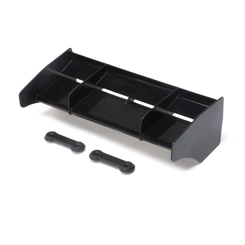 Team Losi LOS240026 Wing, Black: 8X, 8XE, 8XT