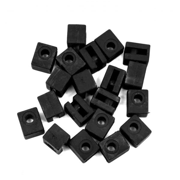 Futaba FSH-20 Square Servo Grommets, 20-Pack