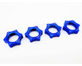 Hot Racing RSLF117X06 Blue 17mm Lock Nut (4)