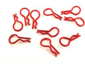 Hot Racing AC01MC02 Shinny Red Micro Body Clips (10)
