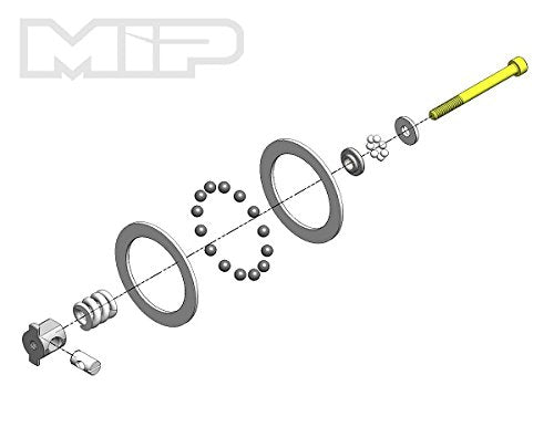 MIP 17095 Super Diff, Carbide Rebuild Kit, All Team Associated 1/10