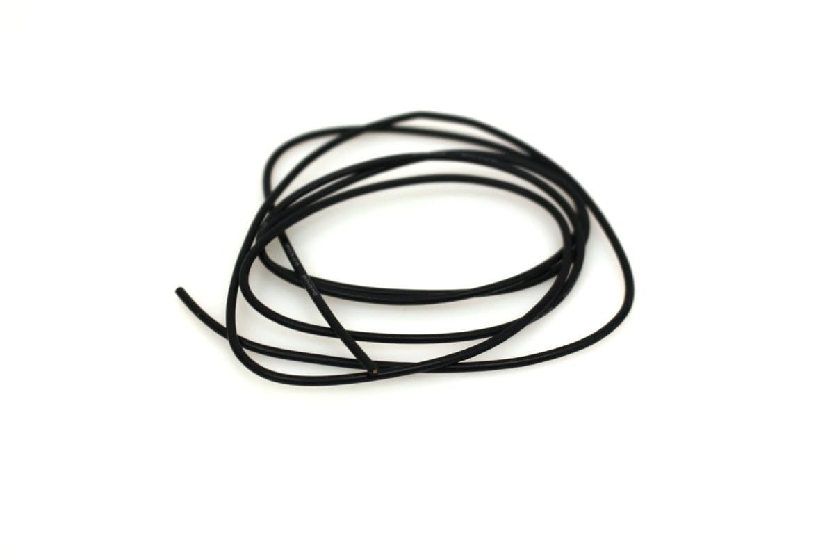 Racers Edge 1222 20 Gauge Silicone Wire, 3' Black