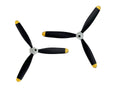 Rage R/C RGRA1368 3-Blade Scale Prop & Spinner (2-Pack); F4U Jolly Rogers