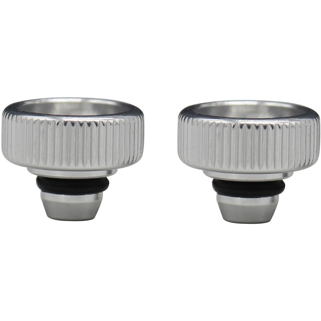 Hot Racing RCSB126M08 Battery Strap Thumb Nuts B5 B5m B6, Silver