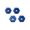 Traxxas 7154X Aluminum Hex Wheel Hubs Blue 1/16 E-Revo