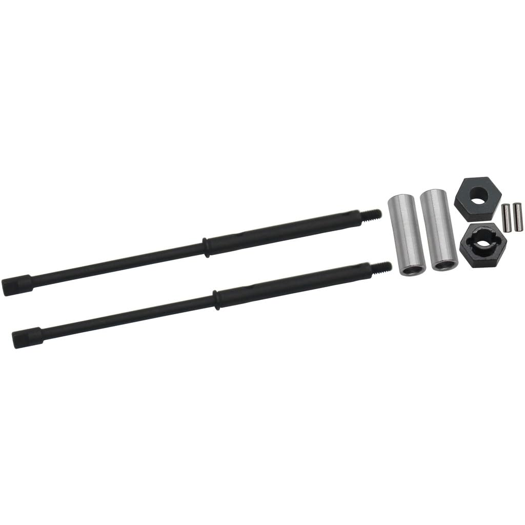 Hot Racing SXTF39WD Dually Wheels Steel Drive Rear Axles Ax 24 SCX24